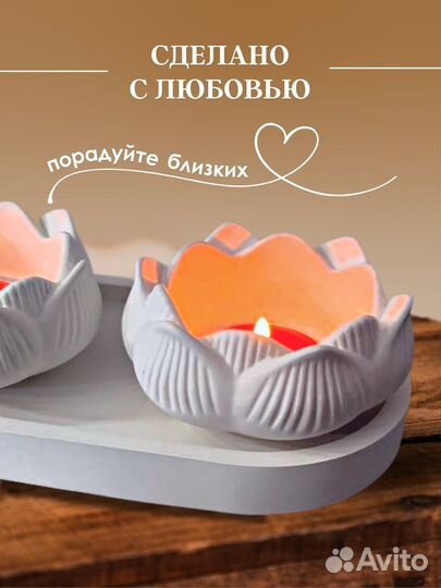 Подсвечники из гипса