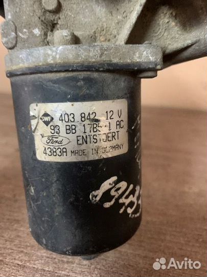 Моторчик дворников Форд Мондео 1