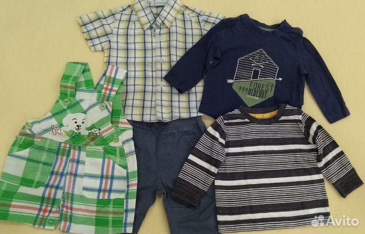 Пакет вещей на мальчика 56 74