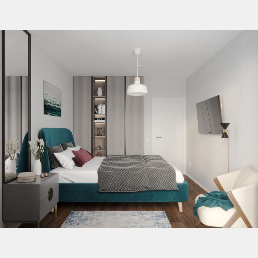 2-к. квартира, 62,5 м², 11/25 эт.