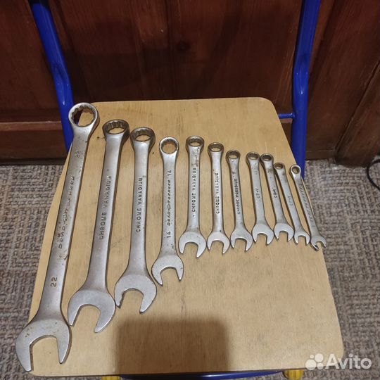 Набор ключей Комбиниронных 22-6 мм 13 шт-нет 11 шт
