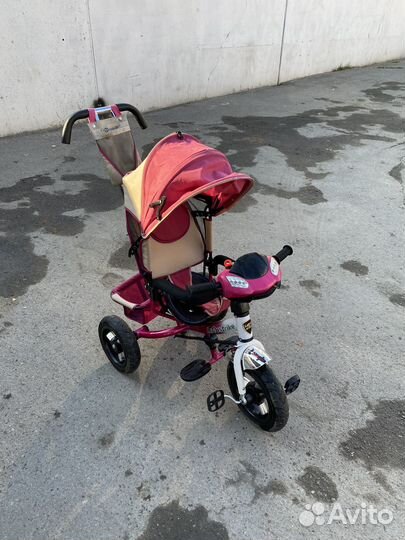 Велосипед коляска с ручкой