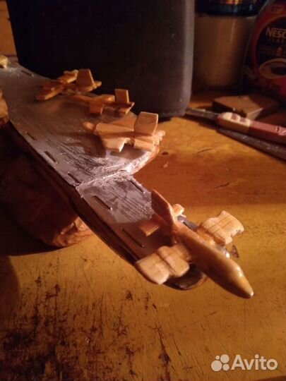 Сувенир поделка из дерева, кораблик