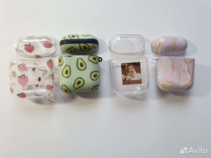 Чехлы для беспроводных наушников airpods 1 поколен