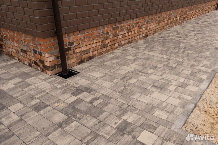 Цена указана за брусчатку в цвете color mix толщин