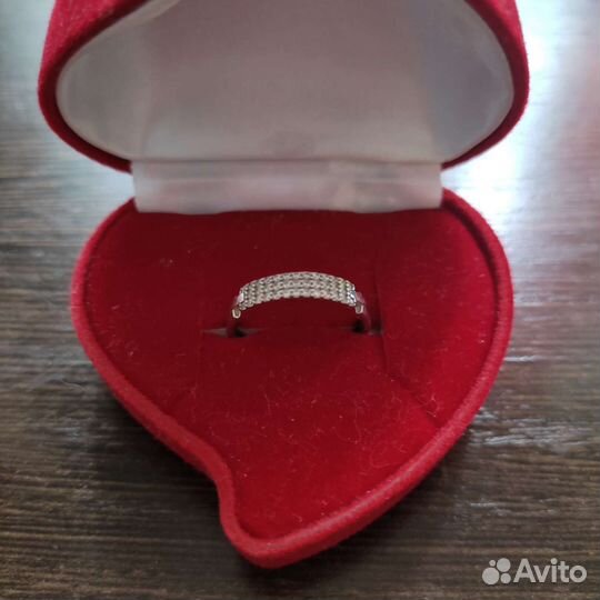 Кольцо серебро 925