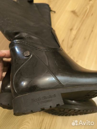 Сапоги baldinini кожаные резиновые 39