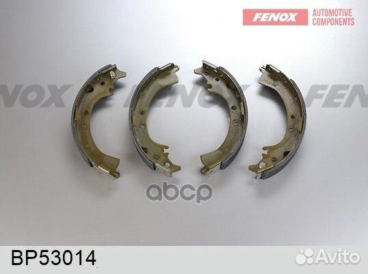 Колодки тормозные барабанные зад прав/лев