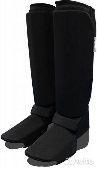 Щитки на голень и подъем трехсекционные, трикотаж