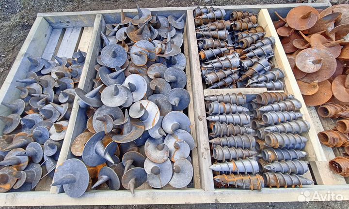 Литые наконечники для винтовых свай