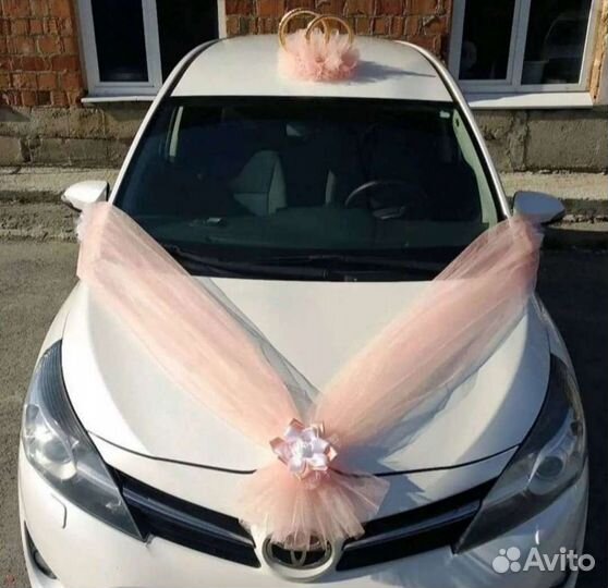 Свадебные украшения на машину