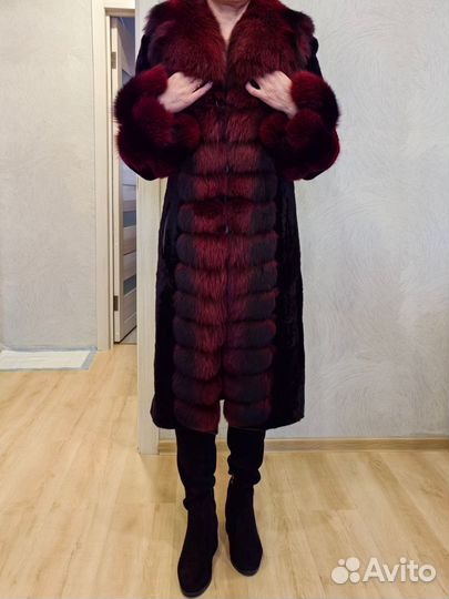 Шуба мутоновая