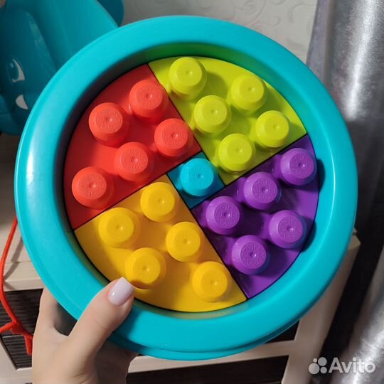 Конструктор каталка слон megabloks