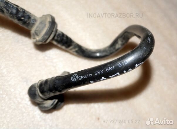 Трубка вакуумная Skoda Rapid