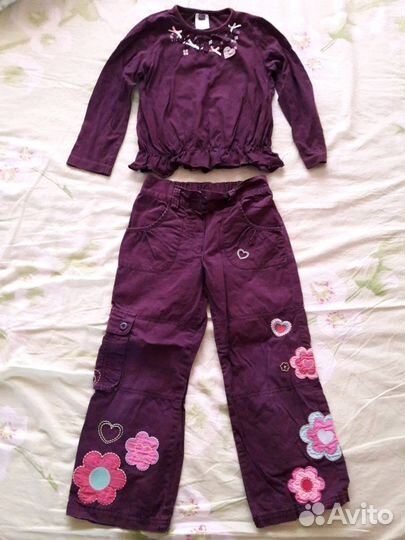 Одежда для девочки 4-5 лет пакетом