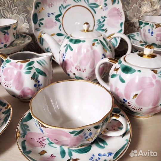 Сервиз чайный Тюльпаны Л.И.Григорьева