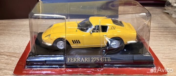 Модель машинки 1 43. Феррари ferrari 275 GTB