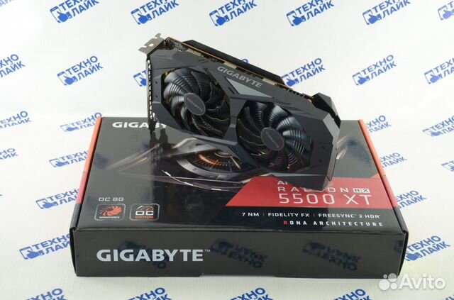 Видеокарта Gigabyte Windforce Radeon RX 5500XT 8Gb купить в Пензе ...