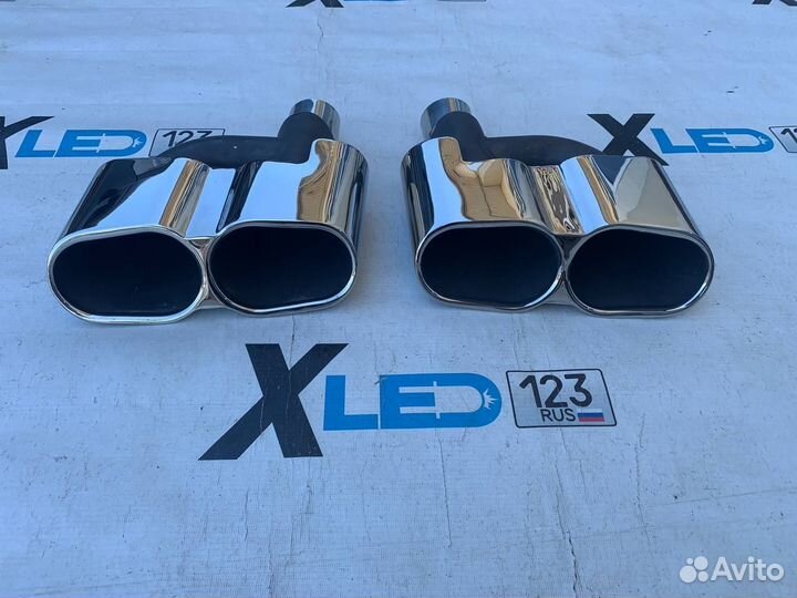 Насадки Mercedes W221 S65 W204 C63 AMG