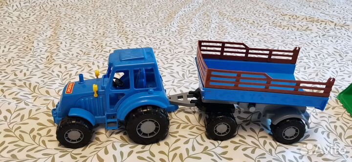 Игрушка Трактор с прицепом Полесье