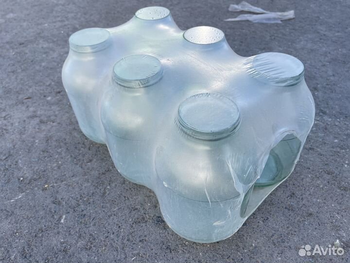 Стеклобанка 3 литра + крышка винтовая