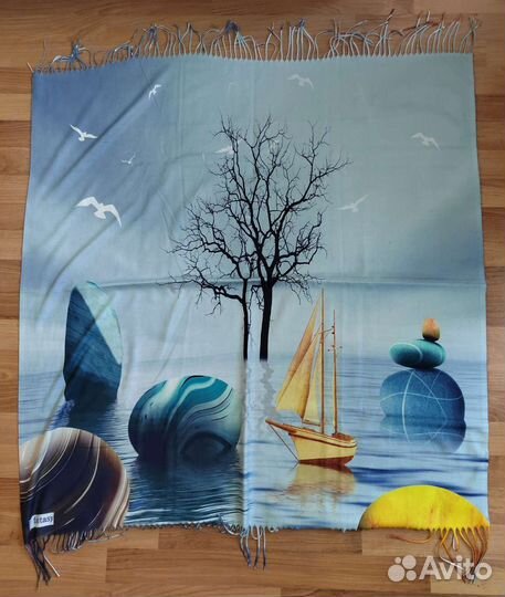 Палантин 100х100 см