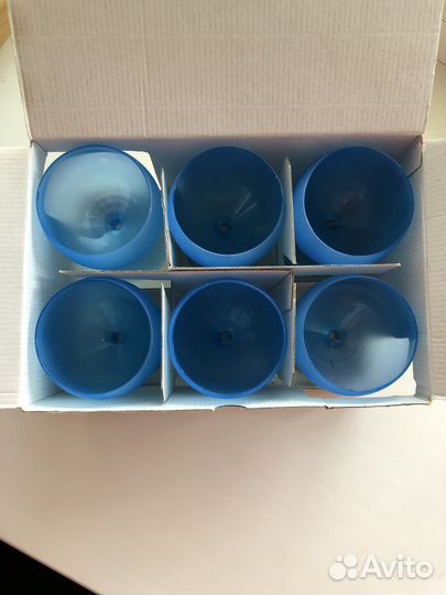 Бокалы для шампанского, вина и пр. 6 шт