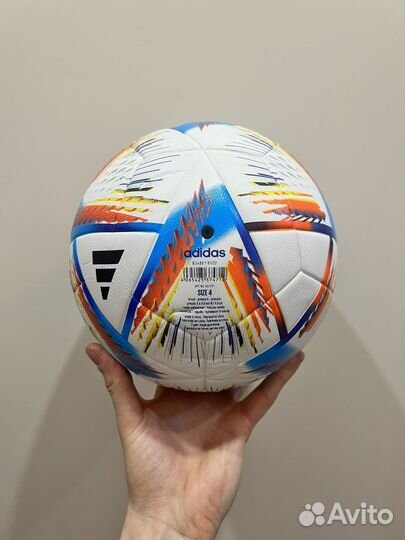 Футбольный мяч adidas al rihla 4 размер
