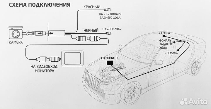 Рамка номерного знака с камерой заднего вида NG