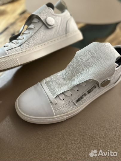 Кожаные кеды Armani Jeans 38