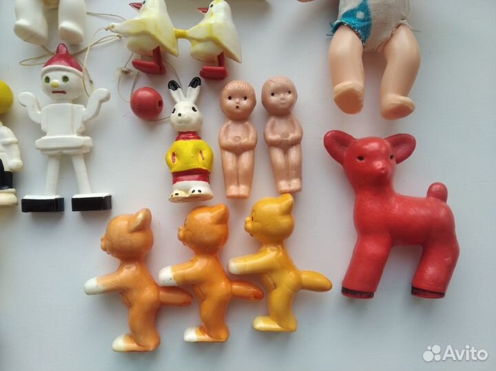 Игрушки СССР колкий пластик