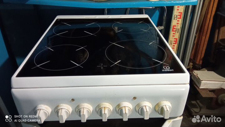 Плита электрическая стеклокерамика indesit