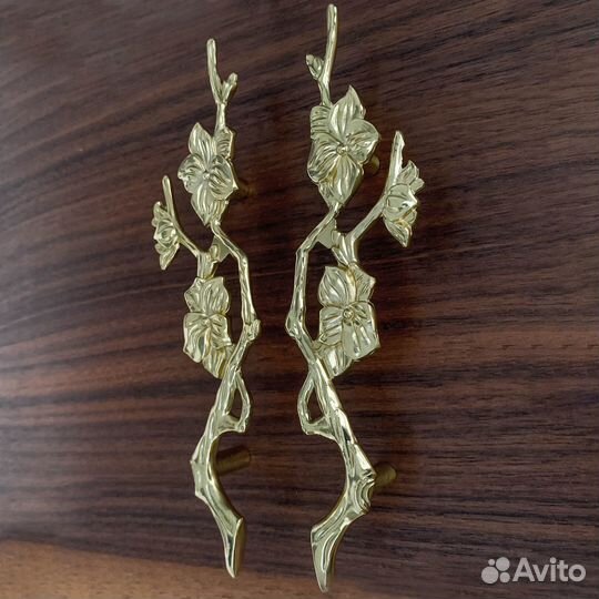 Мебельные ручки латунь