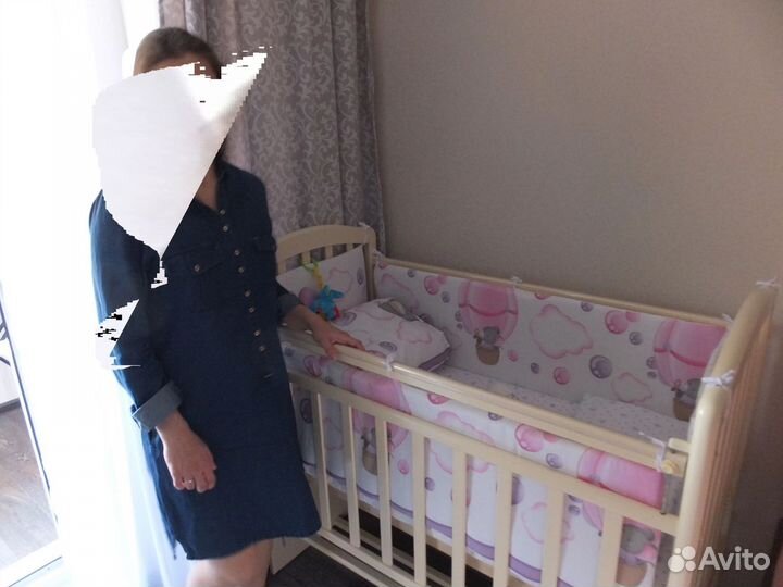 Кровать детская с матрасом