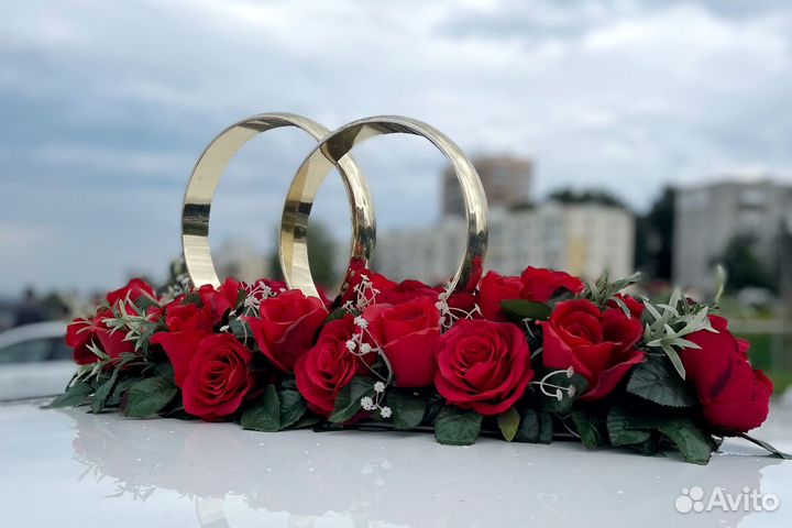 Свадебный декор на авто