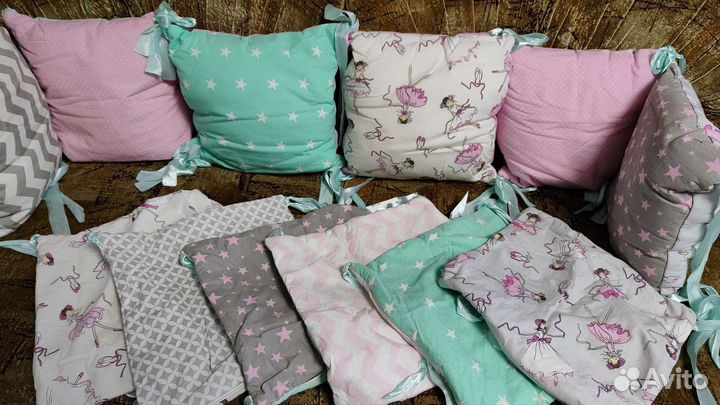 Подушки в детскую кроватку