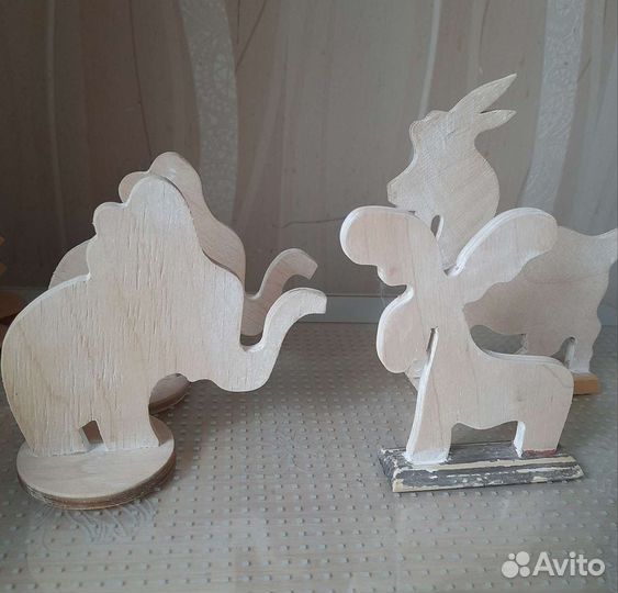 Деревянные игрушки пакетом