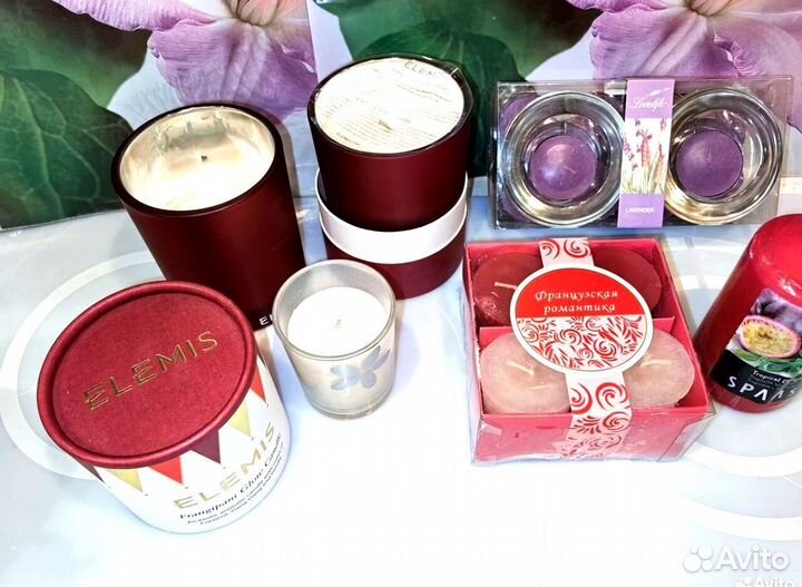 Ароматические свечи Elemis, spaas, IKEA, luxury