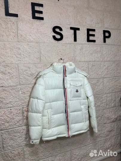 Пуховик moncler maya глянцевый