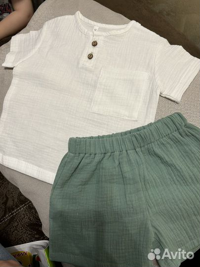 Муслиновый костюм детский все размеры