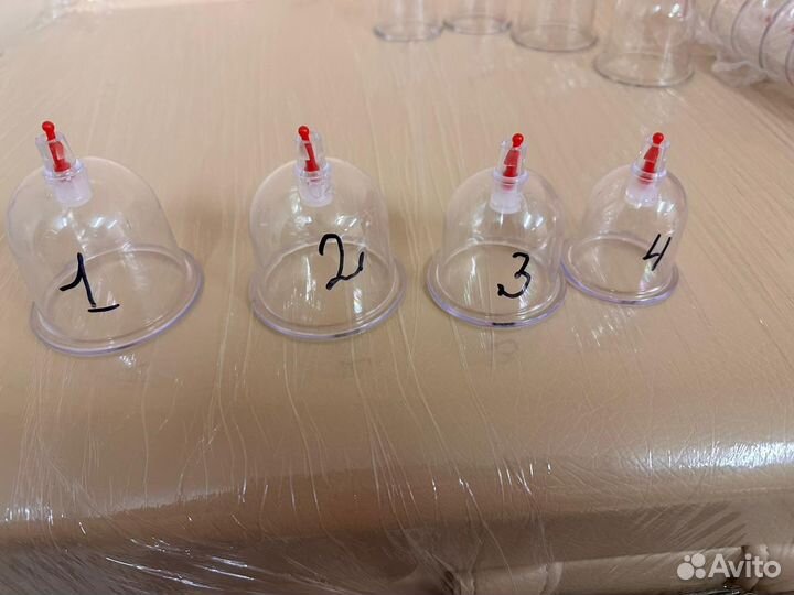 Поштучные банки для Хиджамы, вакуумные банки