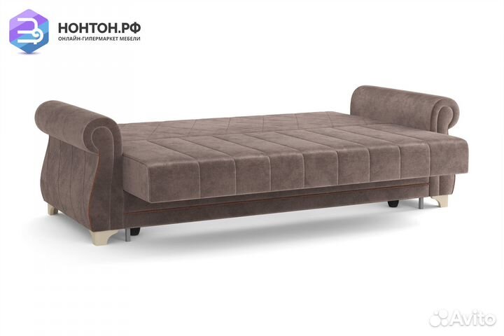 Диван книжка Порто М коричневый
