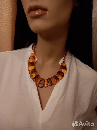 Янтарные бусы-колье Калининград СССР
