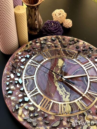 Эпоксидная смола Картины Часы