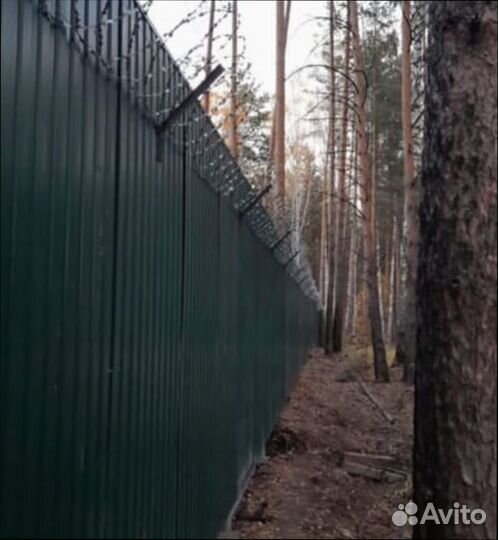 Колючая проволока егоза монтаж установка