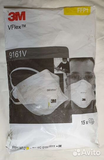 Респиратор 3m VFlex 9161v ffp1 c клапаном
