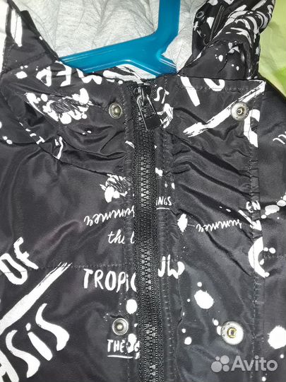 Button blue куртка для мальчика 146- 152