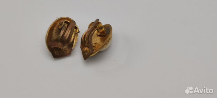 Клипсы винтажные Дамаскин №28 000 Размер на фото и