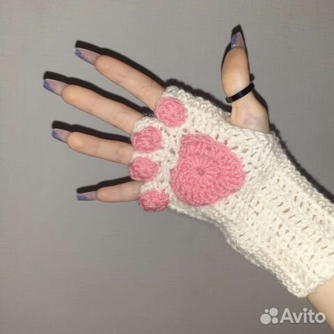 Митенки лапки