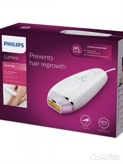 Фотоэпилятор Philips Lumea Essential BRI863